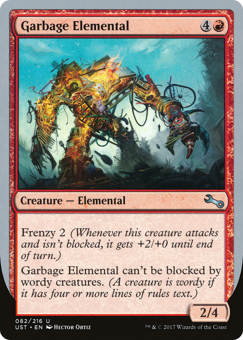 Garbage Elemental (UST-82A) - uncommon - Foil