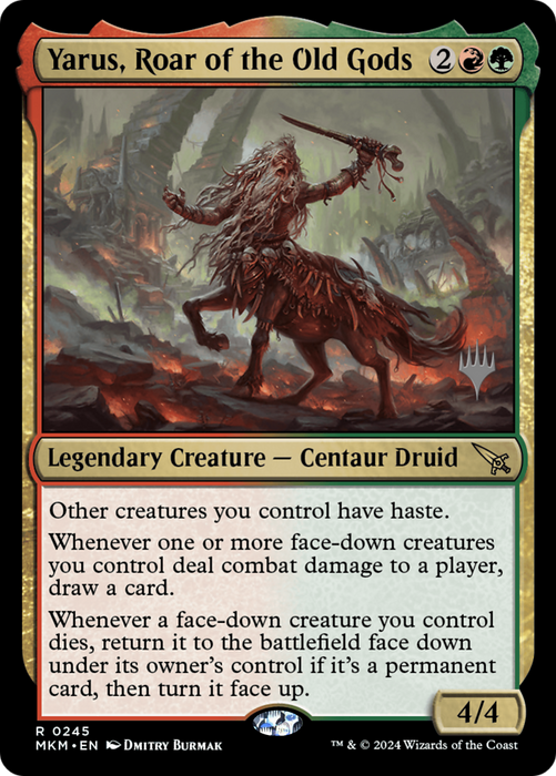 Yarus, Roar of the Old Gods (PPMKM-245P) - rare - Foil