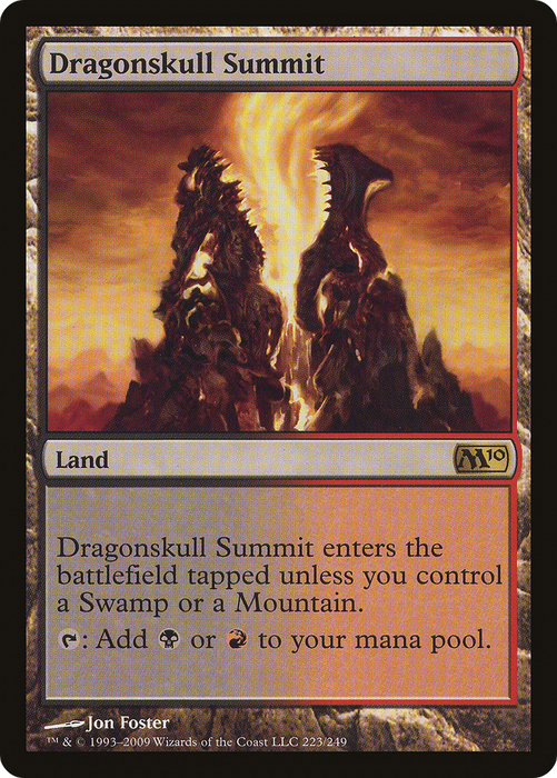 Dragonskull Summit (M10-223) - rare - Foil