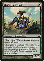 Changeling Titan (LRW-200) - uncommon - Foil