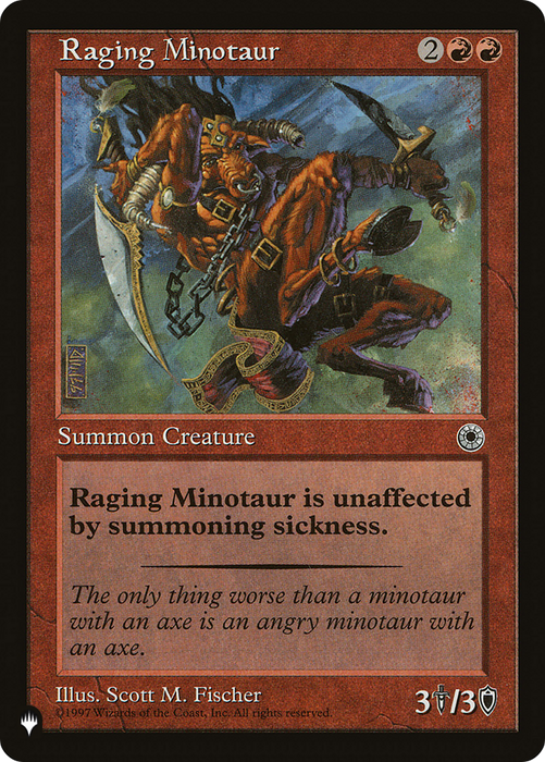 Raging Minotaur (LIST-POR-146) - common