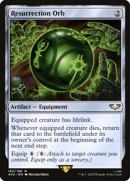 Resurrection Orb (40K-165) - rare