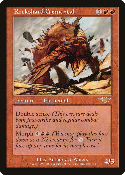 Rockshard Elemental (LGN-109) - rare - Foil