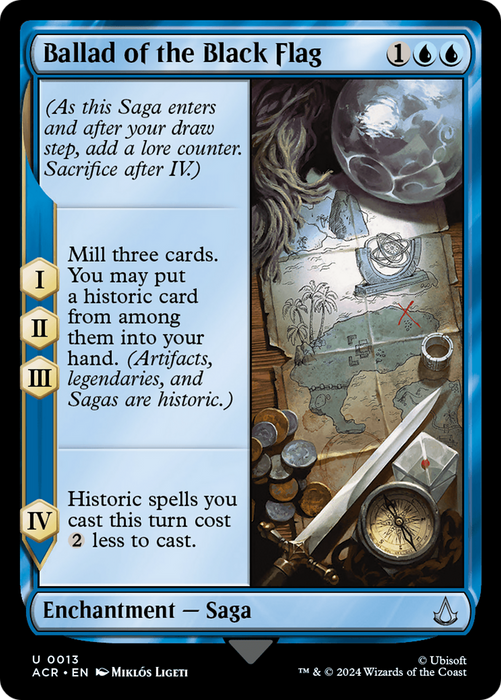 Ballad of the Black Flag (ACR-013) - uncommon - Foil