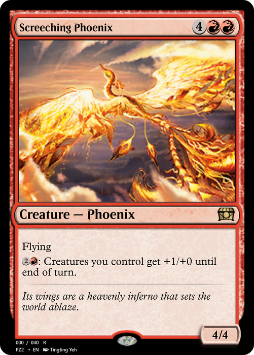 Screeching Phoenix (PZ2-70863) - rare - Foil