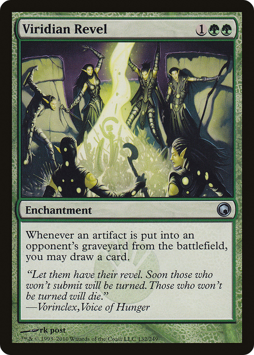 Viridian Revel (SOM-132) - uncommon - Foil