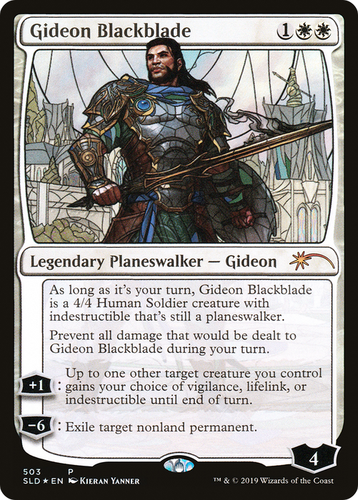 Gideon Blackblade (SLD-503) - mythic - Foil