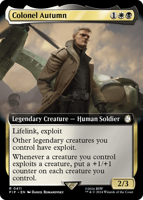 Colonel Autumn (PIP-411) - rare: (Extended Art) - Foil