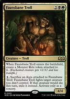Faunsbane Troll (WOE-203) - rare - Foil