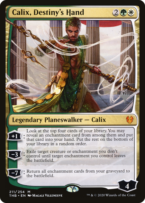 Calix, Destiny's Hand (PPTHB-211P) - mythic - Foil