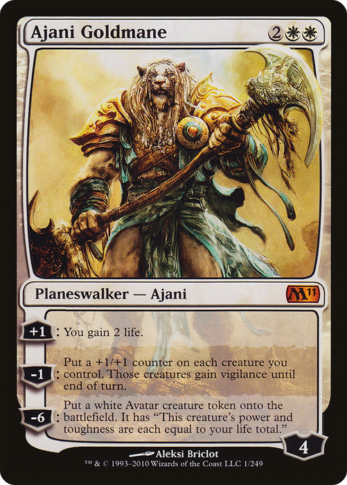 Ajani Goldmane (M11-001) - mythic