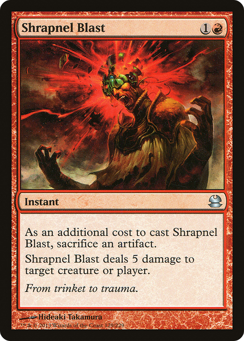 Shrapnel Blast (MMA-129) - uncommon - Foil