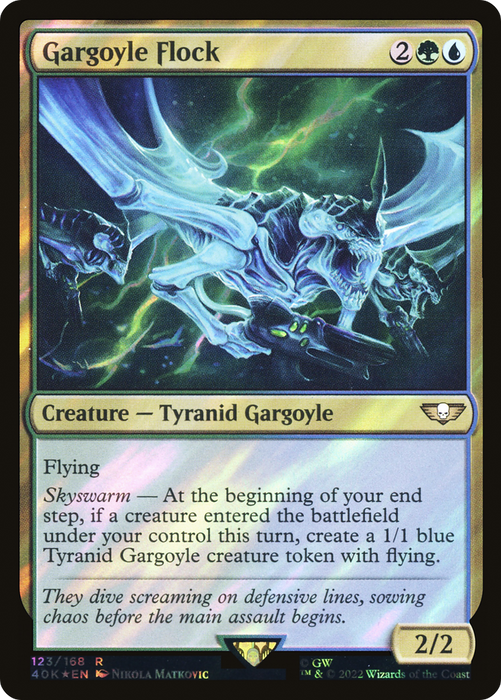 Gargoyle Flock (40K-123★) - rare - Foil