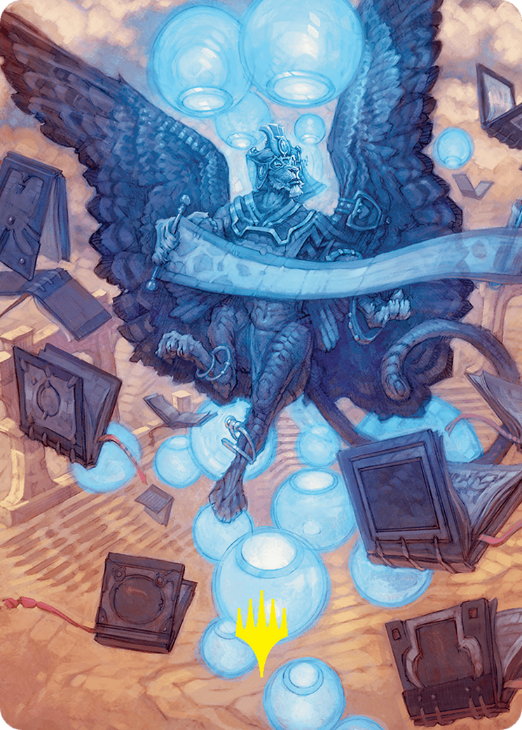 Sphinx of Forgotten Lore // Sphinx of Forgotten Lore (AFDN-033) - common (Borderless) - Foil