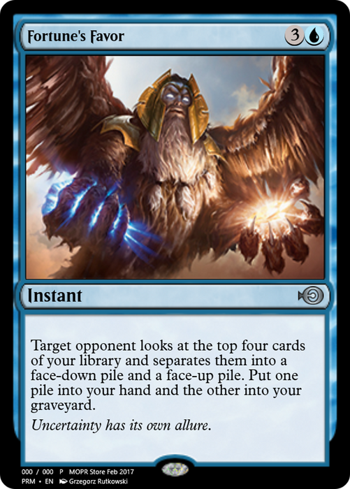 Fortune's Favor (PRM-62987) - uncommon - Foil
