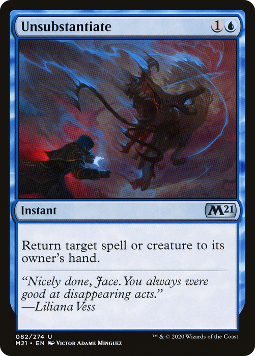 Unsubstantiate (M21-082) - uncommon - Foil