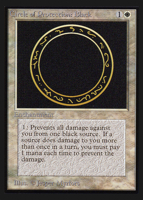 Circle of Protection: Black (CED-010) - common