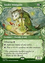 Tender Wildguide (BLB-325) - rare: (Showcase) (Borderless) - Foil