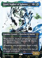 Ezuri, Stalker of Spheres (ONE-460) - rare: (Showcase) (Borderless) - Foil