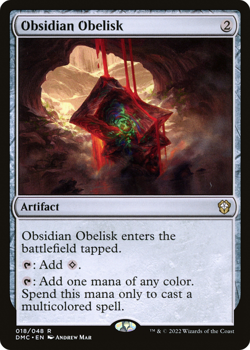 Obsidian Obelisk (DMC-018) - rare