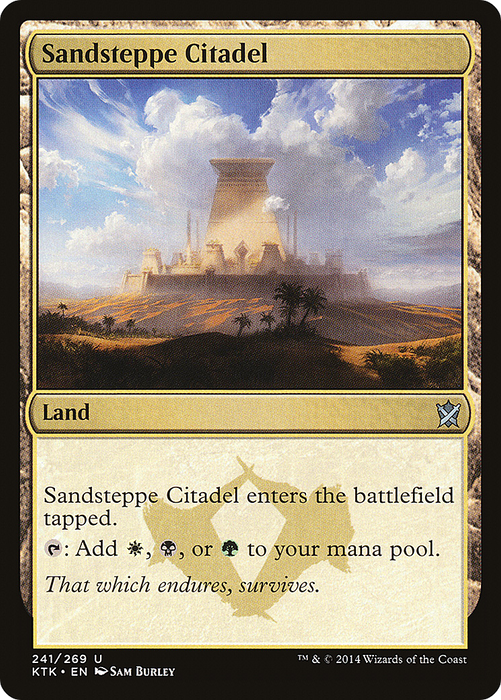Sandsteppe Citadel (KTK-241) - uncommon