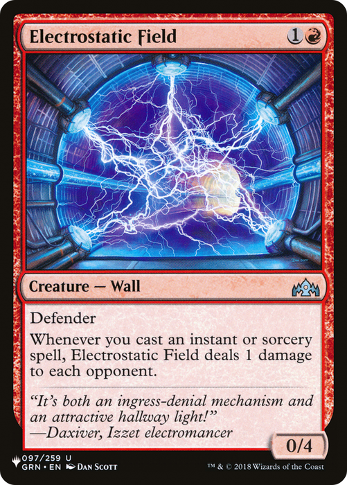 Electrostatic Field (LIST-GRN-97) - uncommon