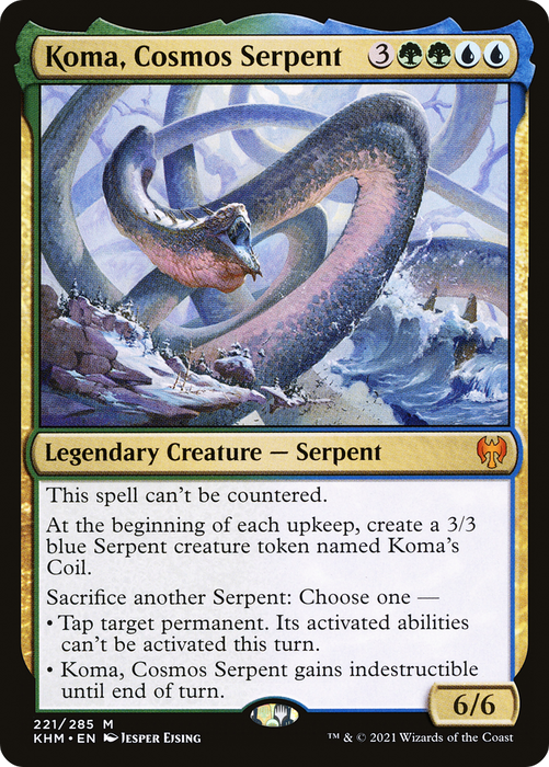 Koma, Cosmos Serpent (KHM-221) - mythic - Foil