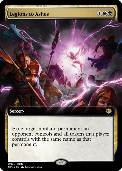 Legions to Ashes (PRM-105784) - rare - Foil