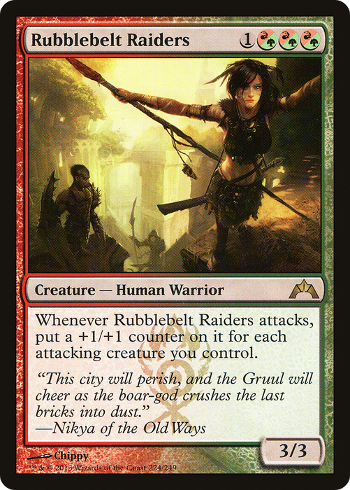 Rubblebelt Raiders (GTC-224) - rare - Foil