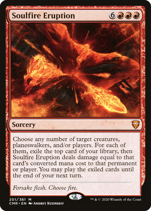 Soulfire Eruption (CMR-201) - mythic