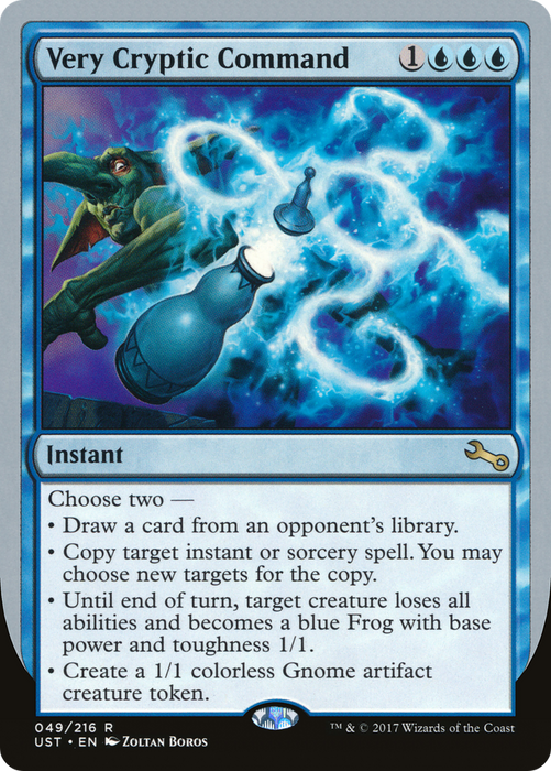 Very Cryptic Command (UST-49C) - rare - Foil