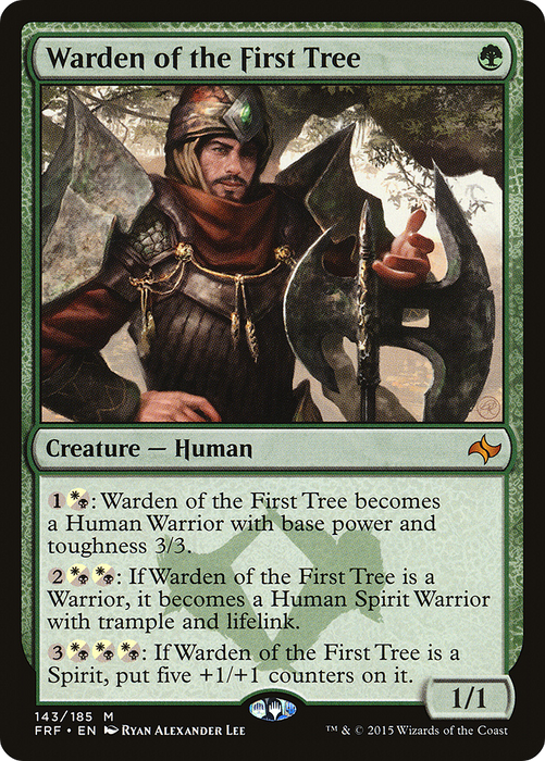 Warden of the First Tree (FRF-143) - mythic - Foil