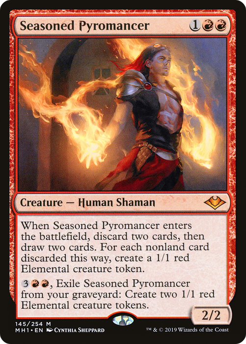 Seasoned Pyromancer (MH1-145) - mythic - Foil