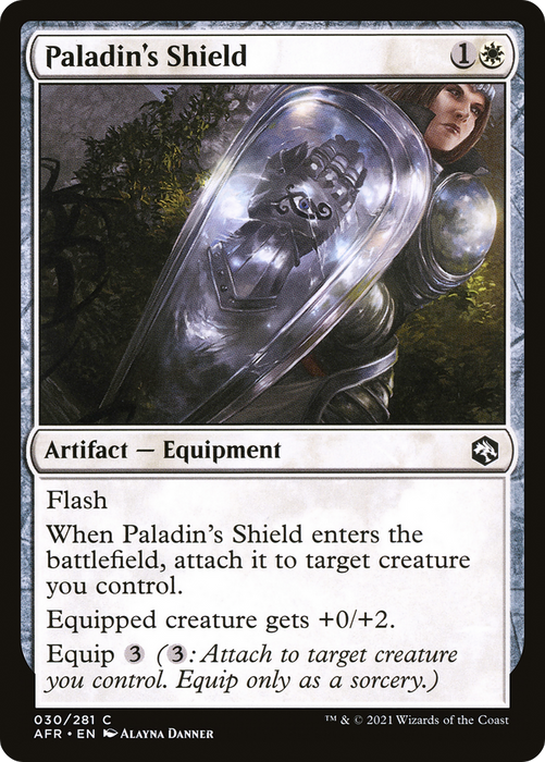 Paladin's Shield (AFR-030) - common - Foil