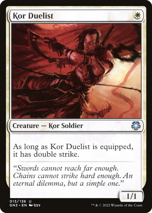 Kor Duelist (GN3-013) - uncommon