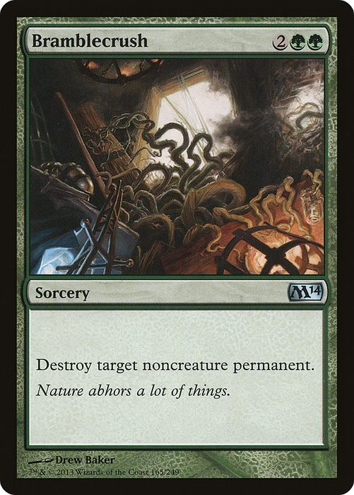 Bramblecrush (M14-165) - uncommon - Foil