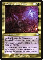 Etchings of the Chosen (MH1-025) - uncommon - Etched Foil