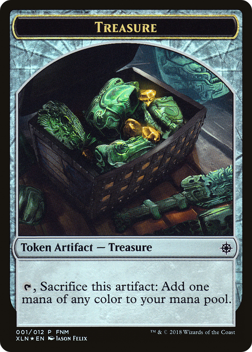 Merfolk // Treasure (FNM-001) - common - Foil