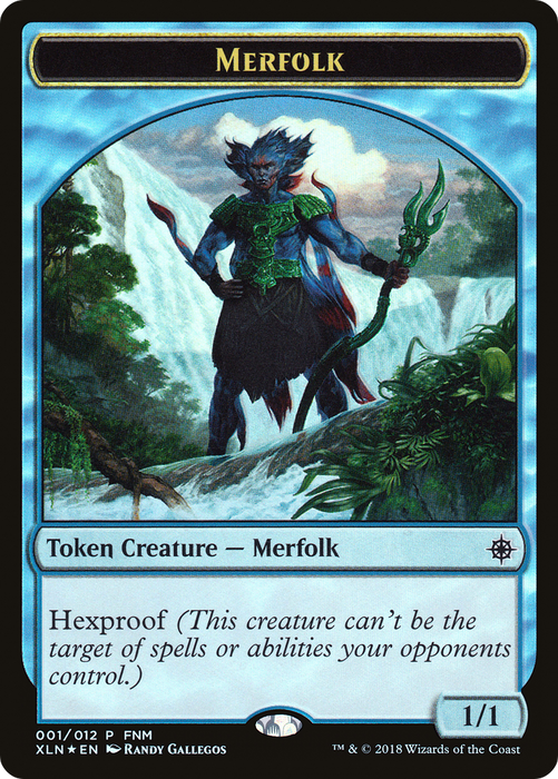 Merfolk // Treasure (FNM-001) - common - Foil
