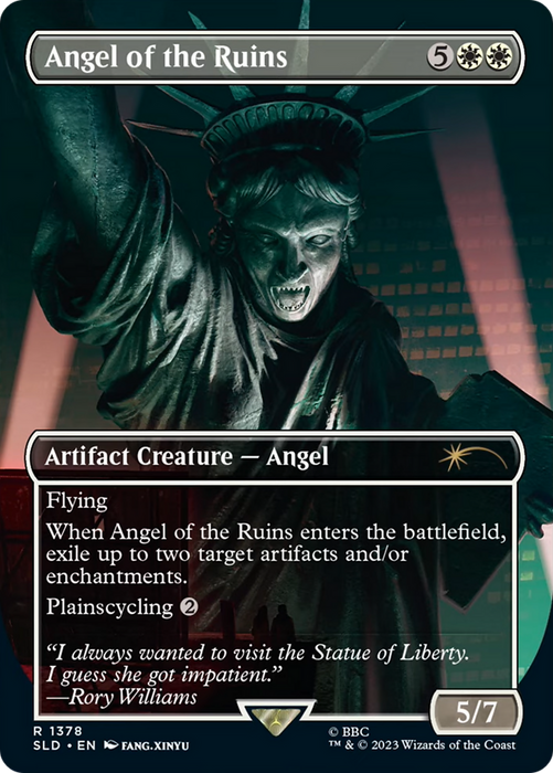 Angel of the Ruins (SLD-1378) - rare (Borderless)