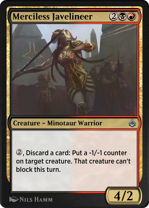 Merciless Javelineer (AKR-245) - uncommon