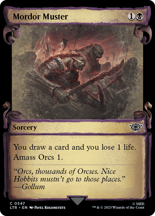 Mordor Muster (LTR-547) - common: (Showcase)