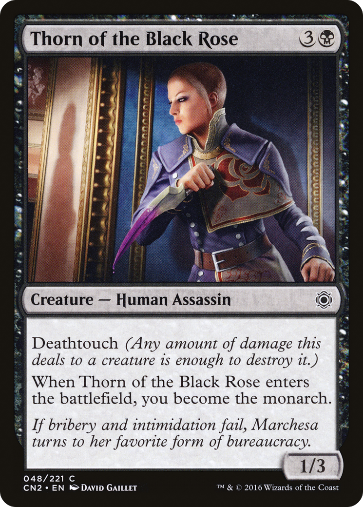Thorn of the Black Rose (CN2-048) - common - Foil