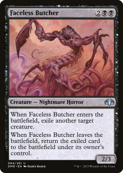 Faceless Butcher (DMR-084) - uncommon - Foil