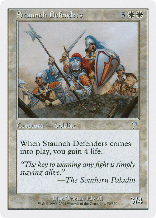 Staunch Defenders (7ED-050) - uncommon