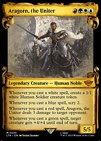 Aragorn, the Uniter (LTR-643) - mythic: (Showcase)