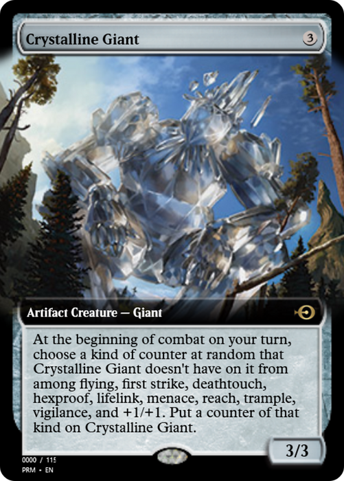 Crystalline Giant (PRM-80887) - rare - Foil