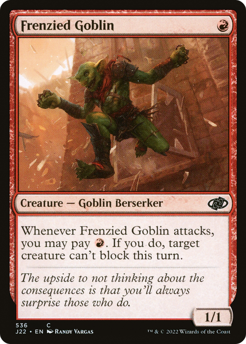 Frenzied Goblin (J22-536) - common