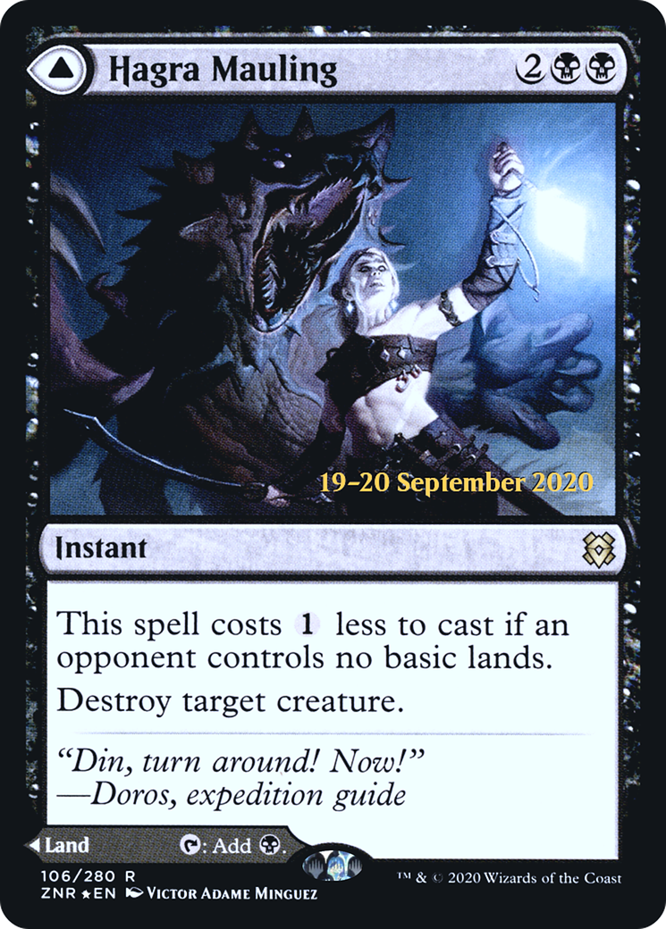 Hagra Mauling // Hagra Broodpit (PRE-106S) - rare - Foil