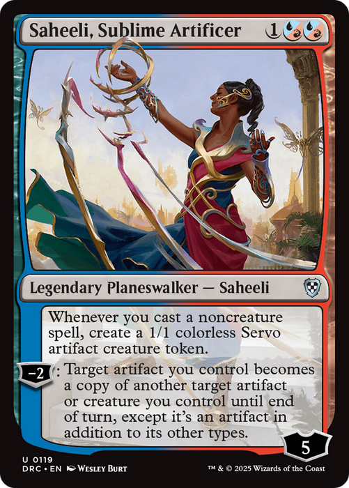 Saheeli, Sublime Artificer (DRC-119) - uncommon
